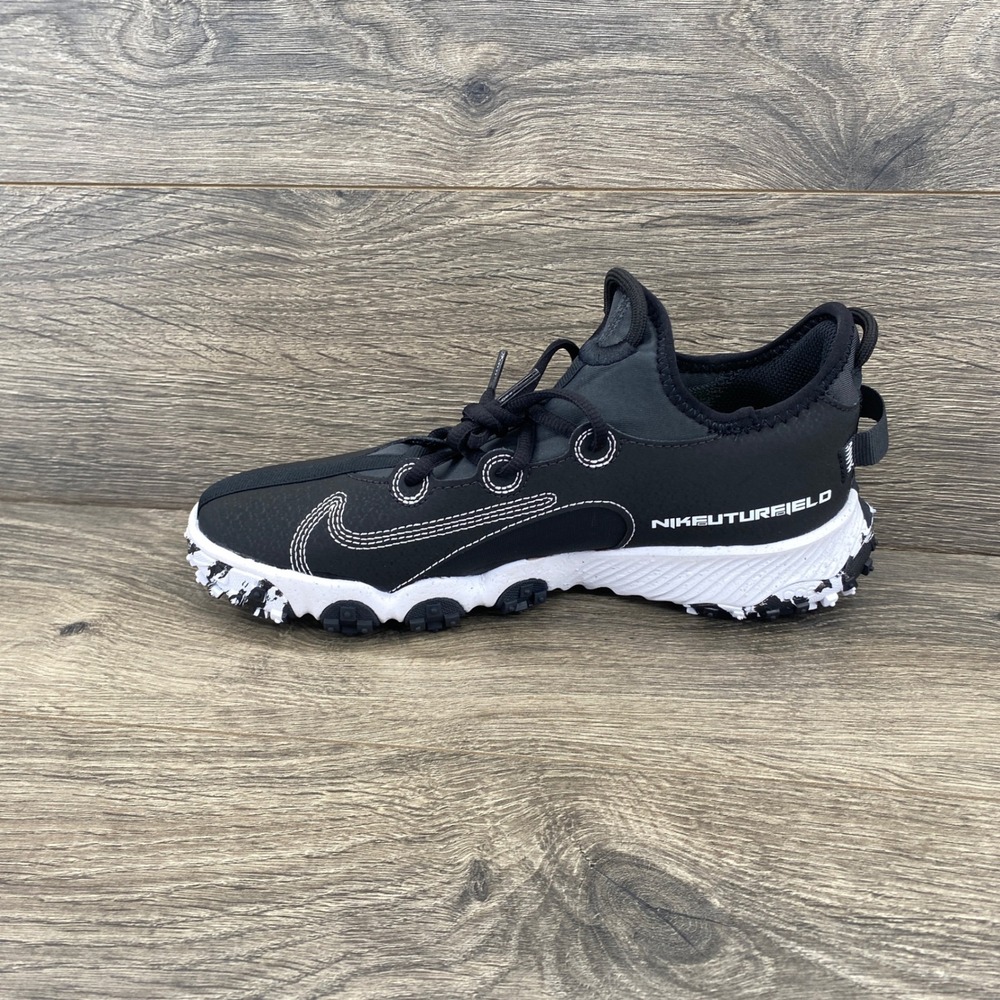 Nike Future Field Turf Shoes Kids 5.5Y Black White DJ6949-002 - Picture 8 of 9